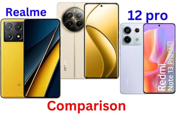 Realme 12 pro comparison features